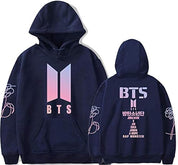 BTS Unisex Hoodie Navy-Blue Hoodie