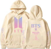 BTS Unisex Hoodie Beige Hoodie