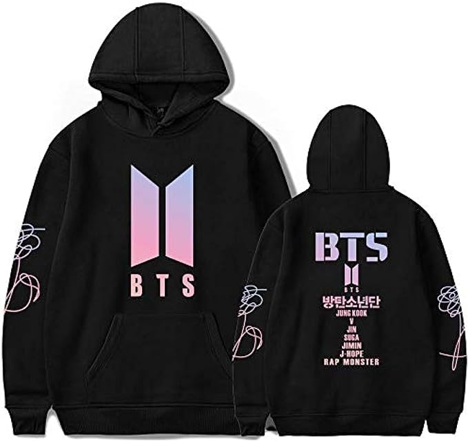 BTS Unisex Hoodie Black Hoodie