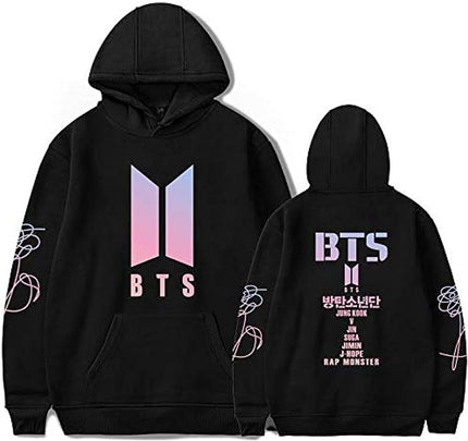 BTS Unisex Hoodie Black Hoodie
