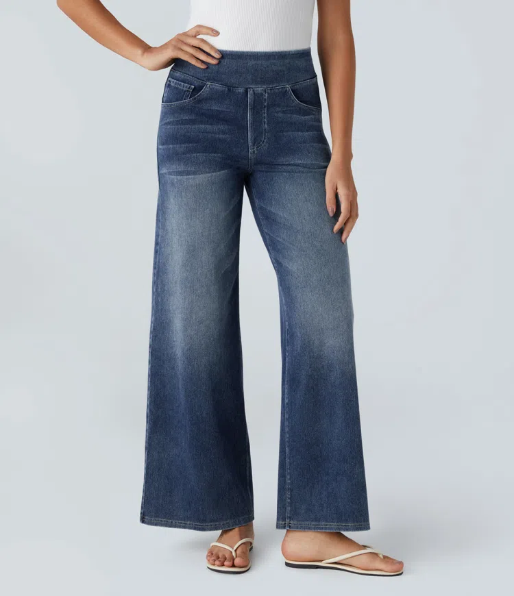 Mel | Comfortable high-waisted jeans Pants