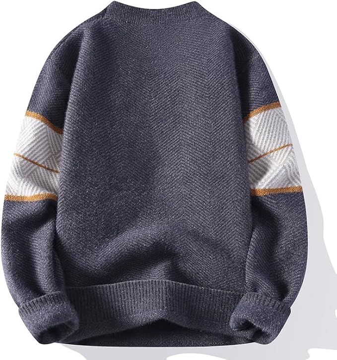Patchwork Fashionable Knitted Sweater sweater