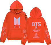 BTS Unisex Hoodie Orange Hoodie