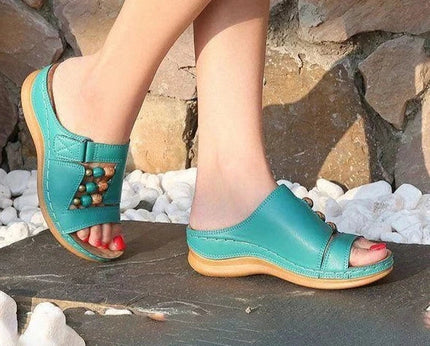 Women's Orthopedic Summer Sandals Blue Orthopedic Sandals