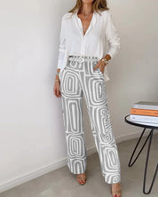 Sue | Pants Gray Sets