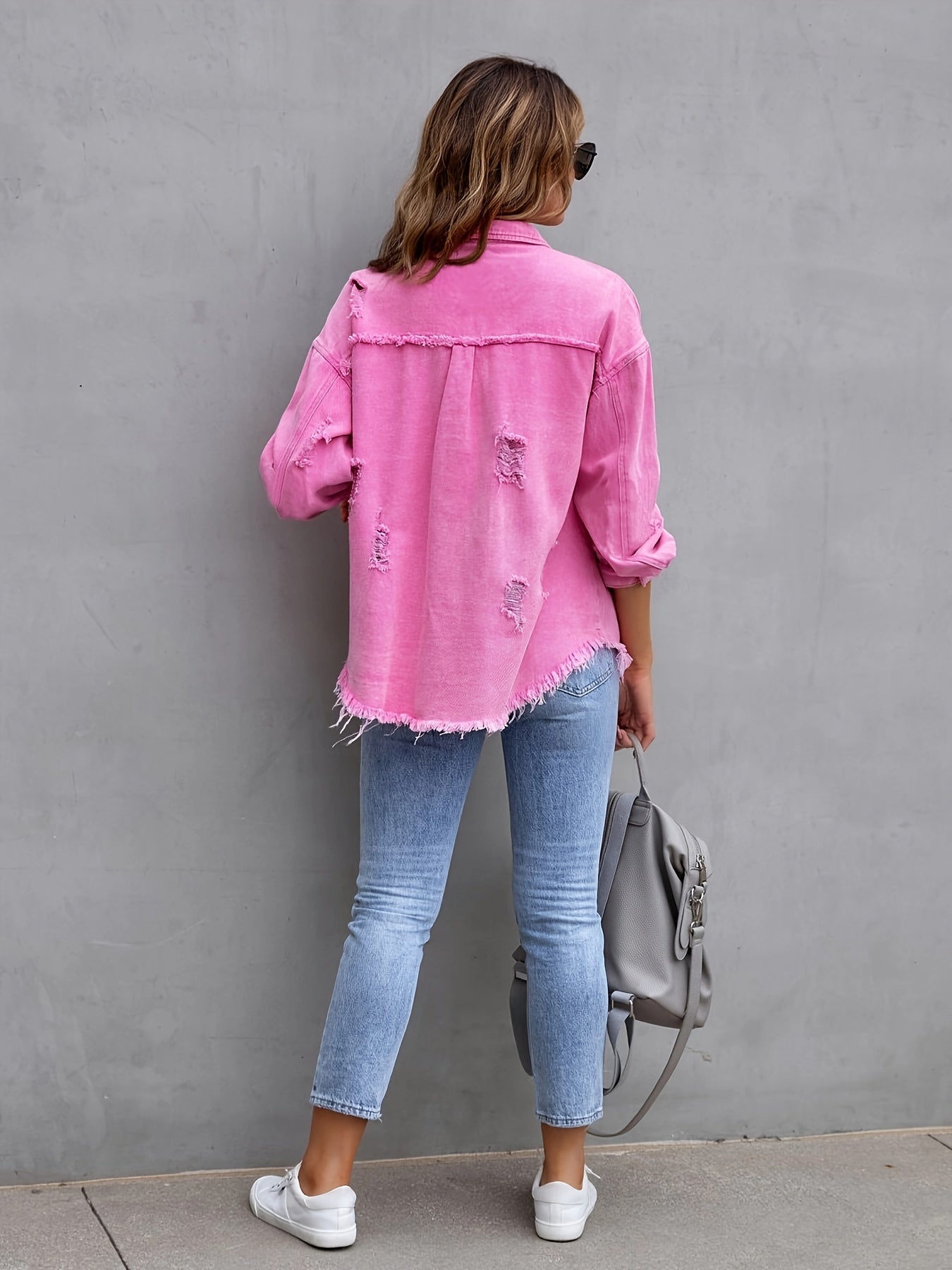 Oversized Denim Jacket Jacket