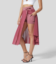 Livan | High Waisted 2-in-1 Skirt Skirts - woman - mid