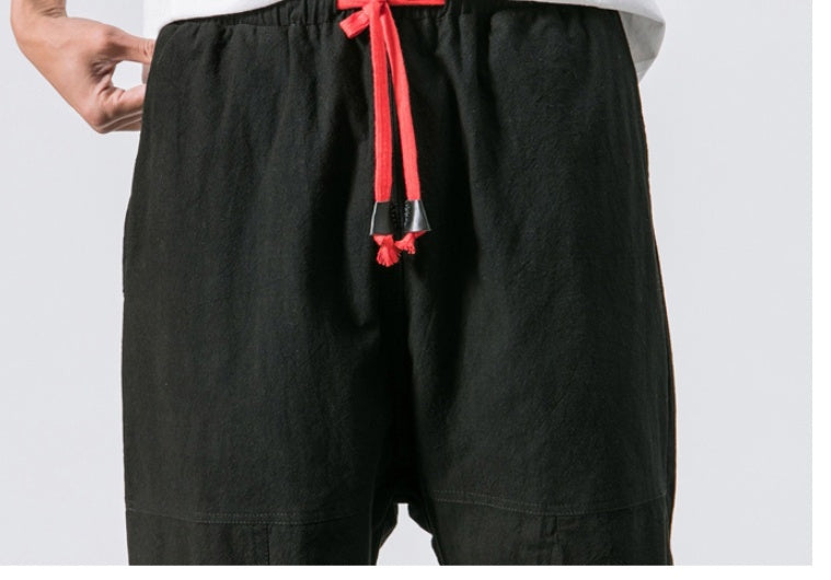 Kyoto Drift Linen Shorts Men Shorts