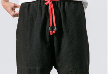 Kyoto Drift Linen Shorts Men Shorts
