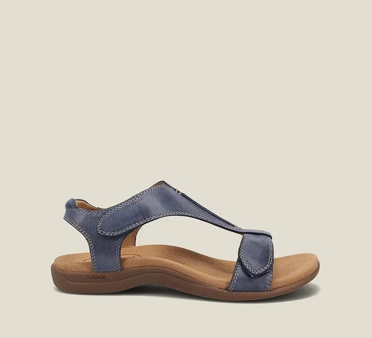 Adjustable Leather Orthopedic Sandals With Arch Support Women Sandals