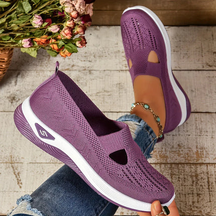 Clarissa™ | Ultra Comfort Orthopedic Flats Purple Shoes & Sandals