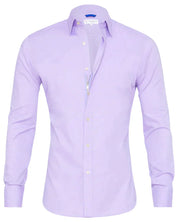 Men's Elite Stretch Zip-Up Shirt lavender Men Shirts