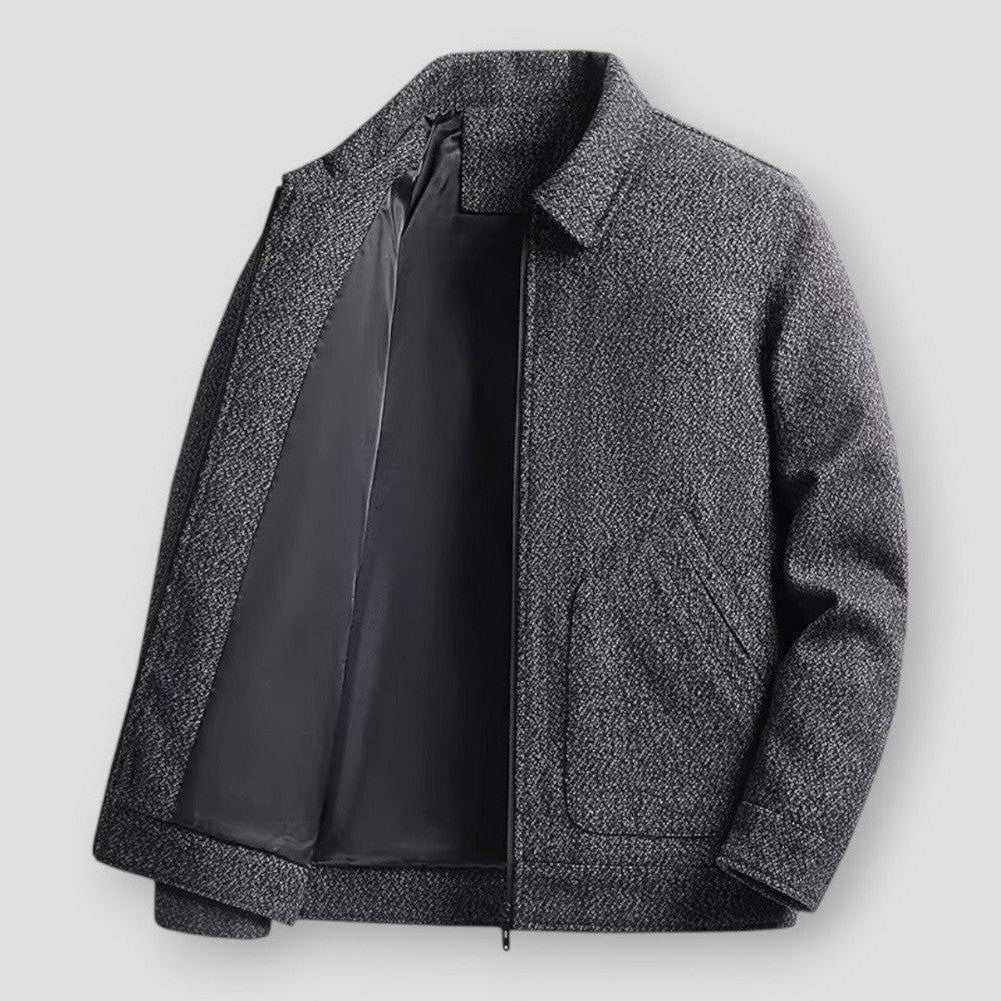 Men's Premium Wool Jacket Black Jackets