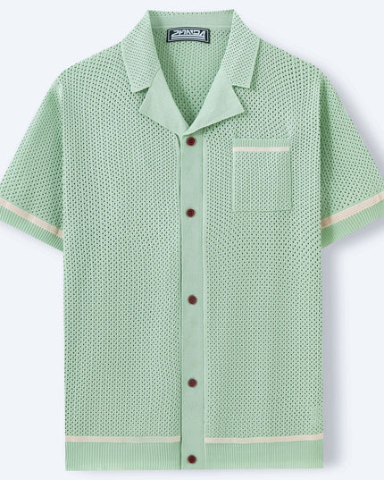 Amalfi Cuban Collar Polo Shirt Shirts