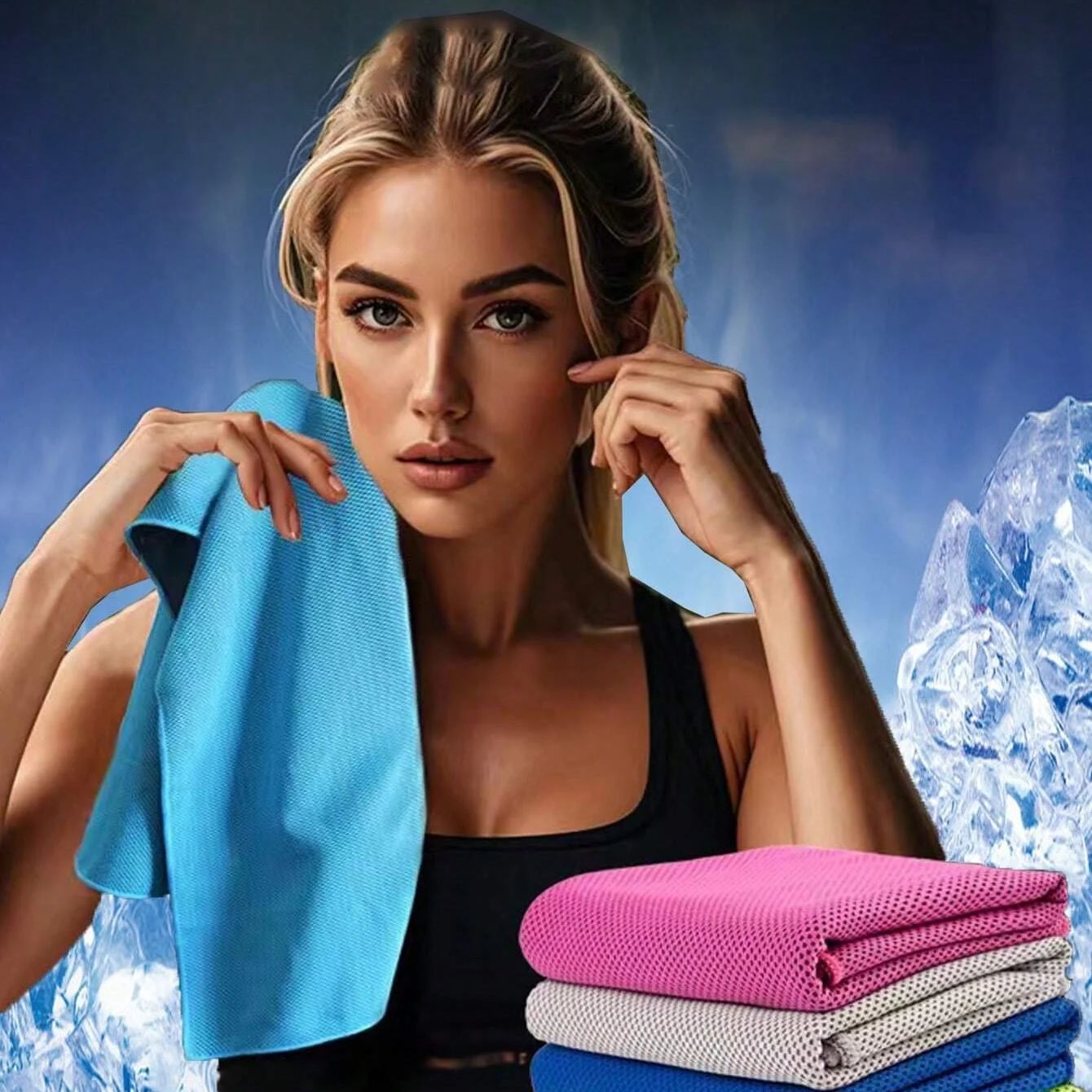 Cooling Sports Towel Microfibe towel