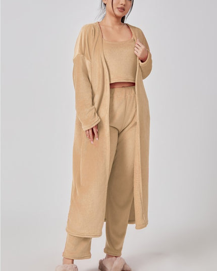 Cozy 3‑Piece Women's Lounge & Pajama Set Sets