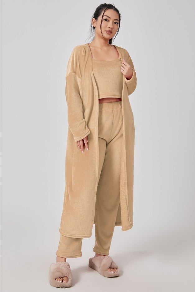 Cozy 3‑Piece Women's Lounge & Pajama Set Sets