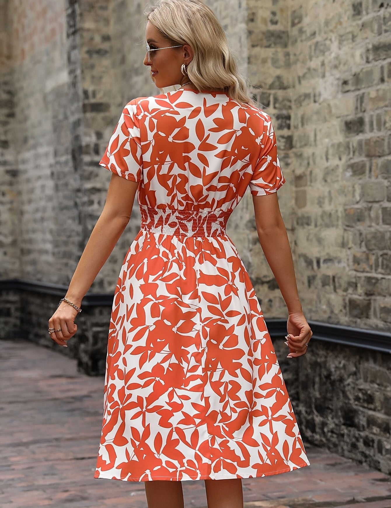 Ines | Elegant short sleeves - OKOHOKO™ FASHION