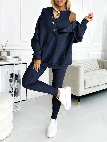 Josie | Cozy Lounge 3-piece Set Blue
