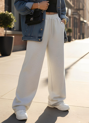 Wide Leg Drawstring Sweatpants
