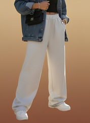 Wide Leg Drawstring Sweatpants