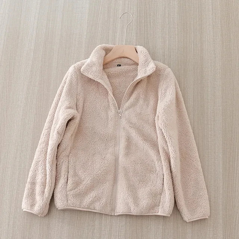CozyChic Double Duty Fleece Jacket Khaki