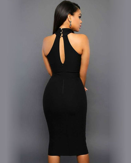 Elegant Satin Bodycon Party Dress Dresses