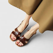 Eleonora | Comfy Sandals Brown Sandal