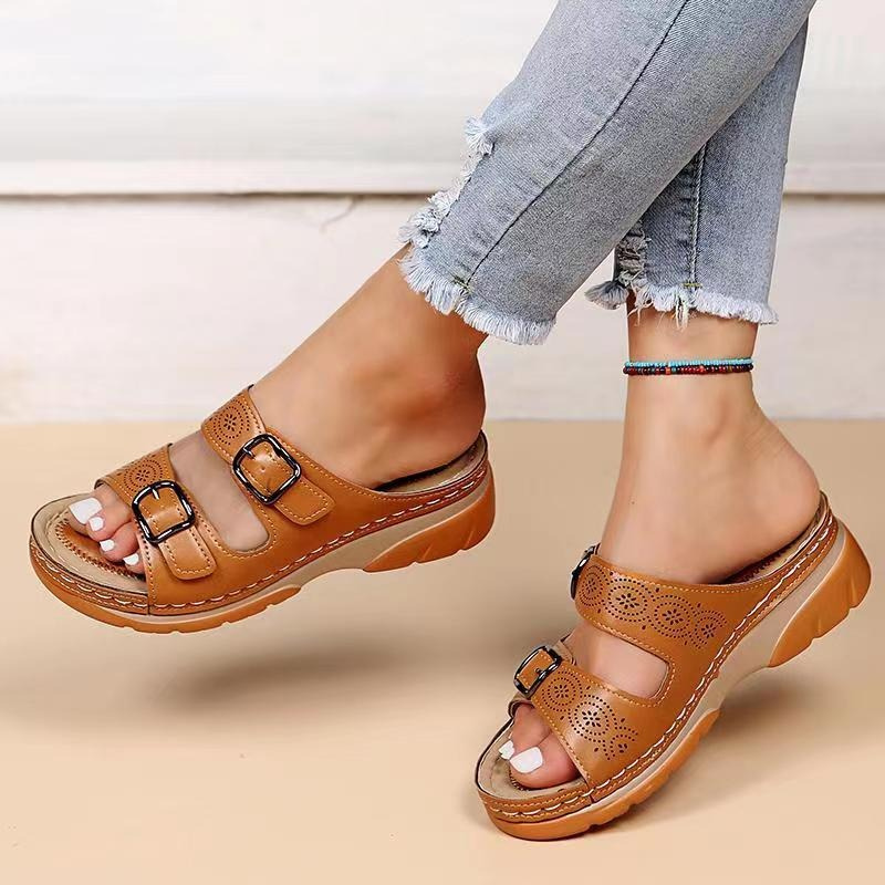 Orthopedic Comfort Sandals Brown Orthopedic Sandals