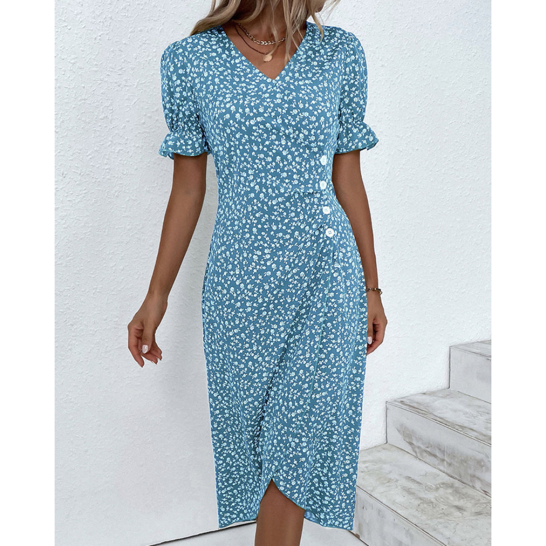 Florence | Flattering Wrap Dress Casual Dresses