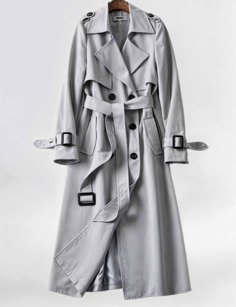 Beatrice Classic Trench Grey