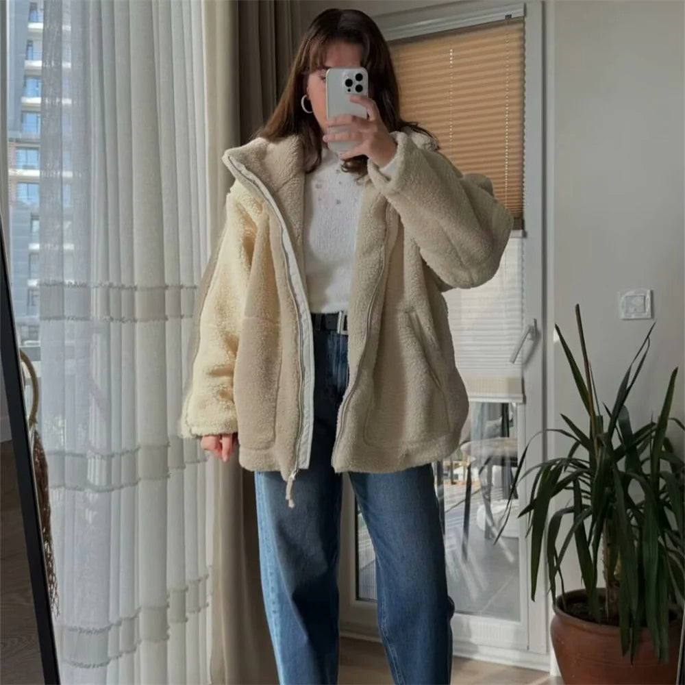 Cozy Teddy Fleece Jacket Fleece Jacket