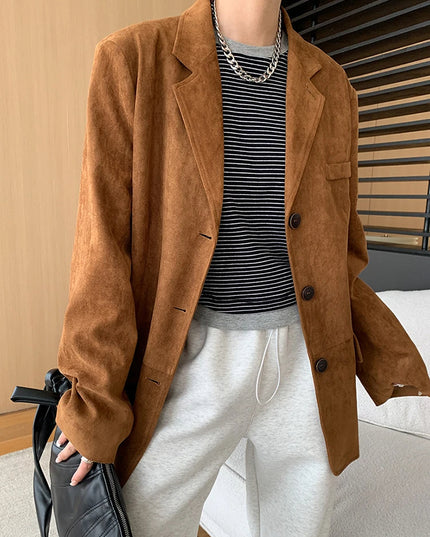 Women Vintage Suede Jackets Jacket