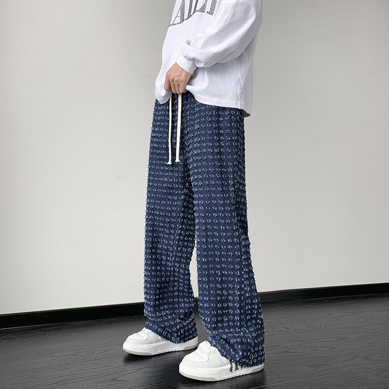 VEAZIE - DISTRESSED PANTS Blue
