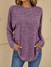 Avy | Casual Sweater Purple