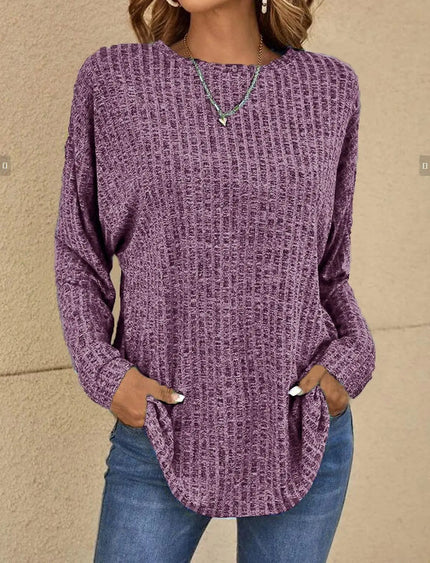 Avy | Casual Sweater Purple