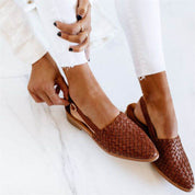 Tany | Woven Sandals Dark Brown Sandals