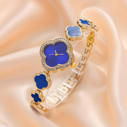Lucky Clover Sparkle Watch Royal Blue Bracelets