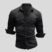 Maco I Denim Shirt Dark Gray