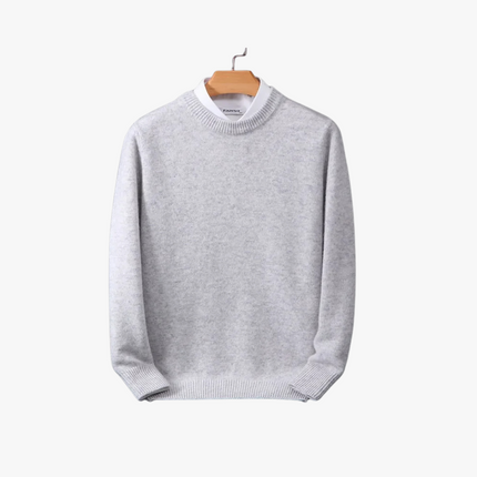 Premium Cashmere Loose-Fit Sweater Grey Sweater