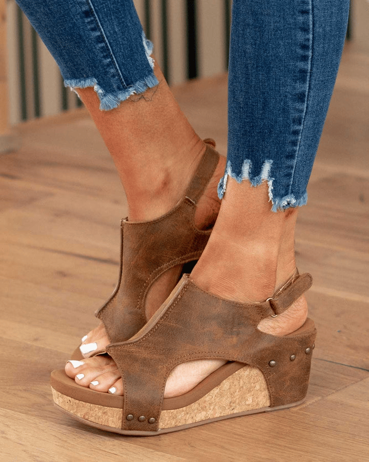 Blair™ - Stylish High Sole Adjustable Orthopedic Sandals with Arch Support Orthopedic Sandals