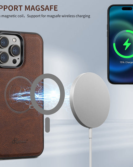 Luxury Leather Phone Case with Card Holder Phone Case