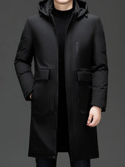 Hooded Elegant Coat Jacket