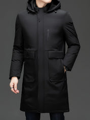 Hooded Elegant Coat Jacket