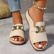 Kathryn Comfy Buckle Sandals - Style & Ease Sandals