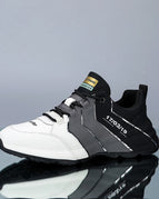 White/gray/black