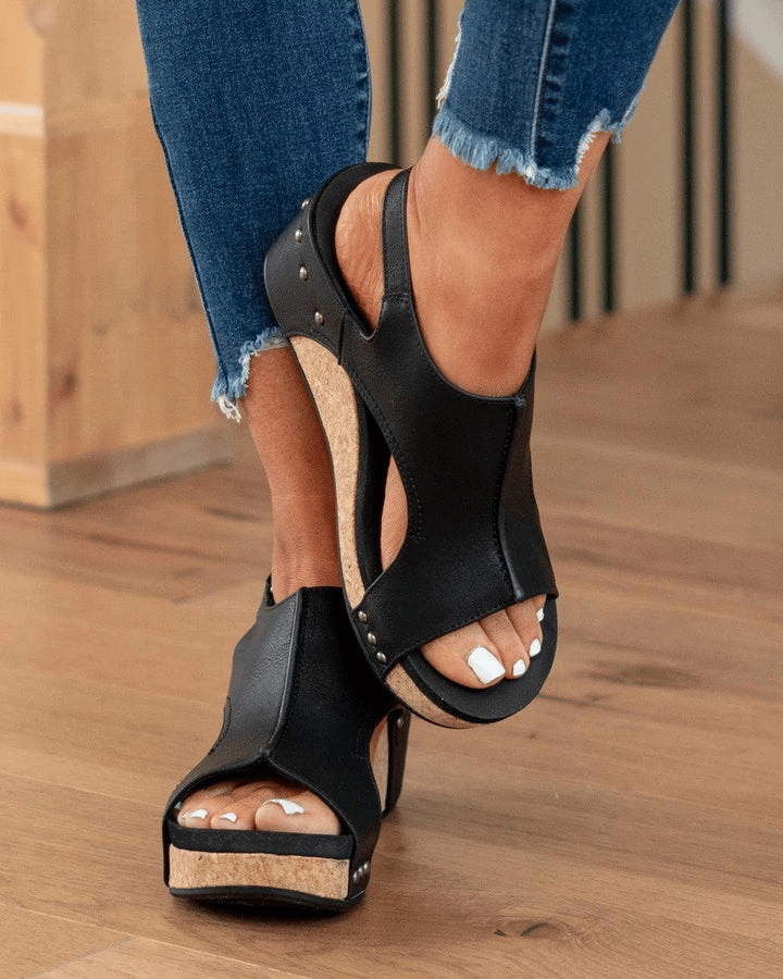 Blair™ - Stylish High Sole Adjustable Orthopedic Sandals with Arch Support Orthopedic Sandals