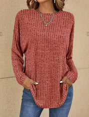 Avy | Casual Sweater Red