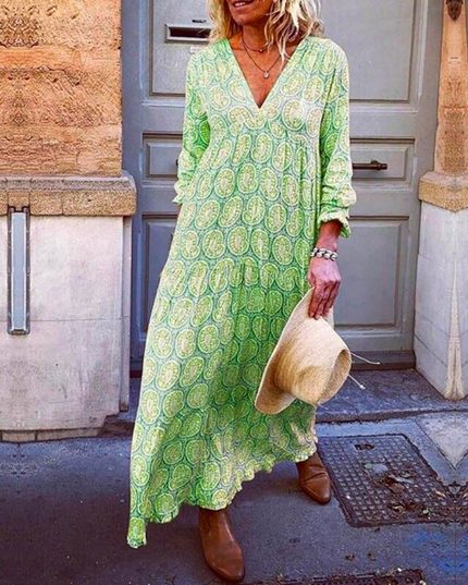 Camie | Summer dress Green Dresses