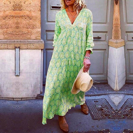 Camie | Summer dress Green Dresses